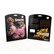 Dog Toy : Durable Leather Dog Toy for Chewing and Dental Care