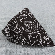 Dog Triangle Scarf with Print