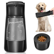 COMTENS Dog Water Bottle with Food Container